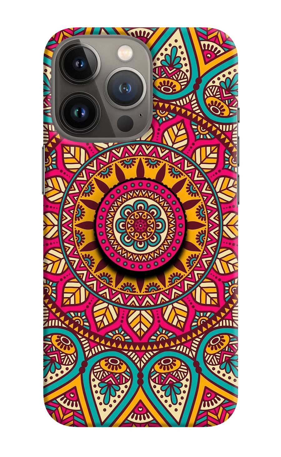 Mandala iPhone 13 Pro Pop Case, Hard case