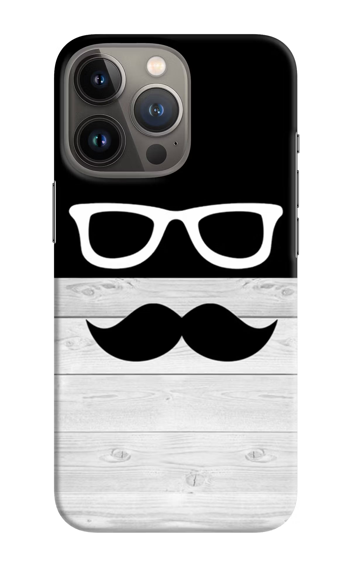 Mustache iPhone 13 Pro Max Hard Case Back Cover by Casekaro