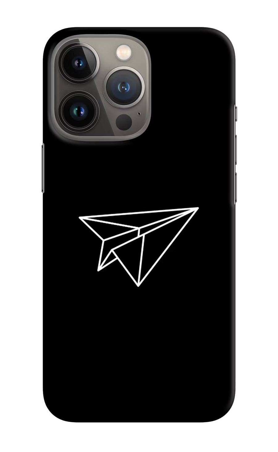 Paper Plane White iPhone 13 Pro Max Back Cover, Hard case