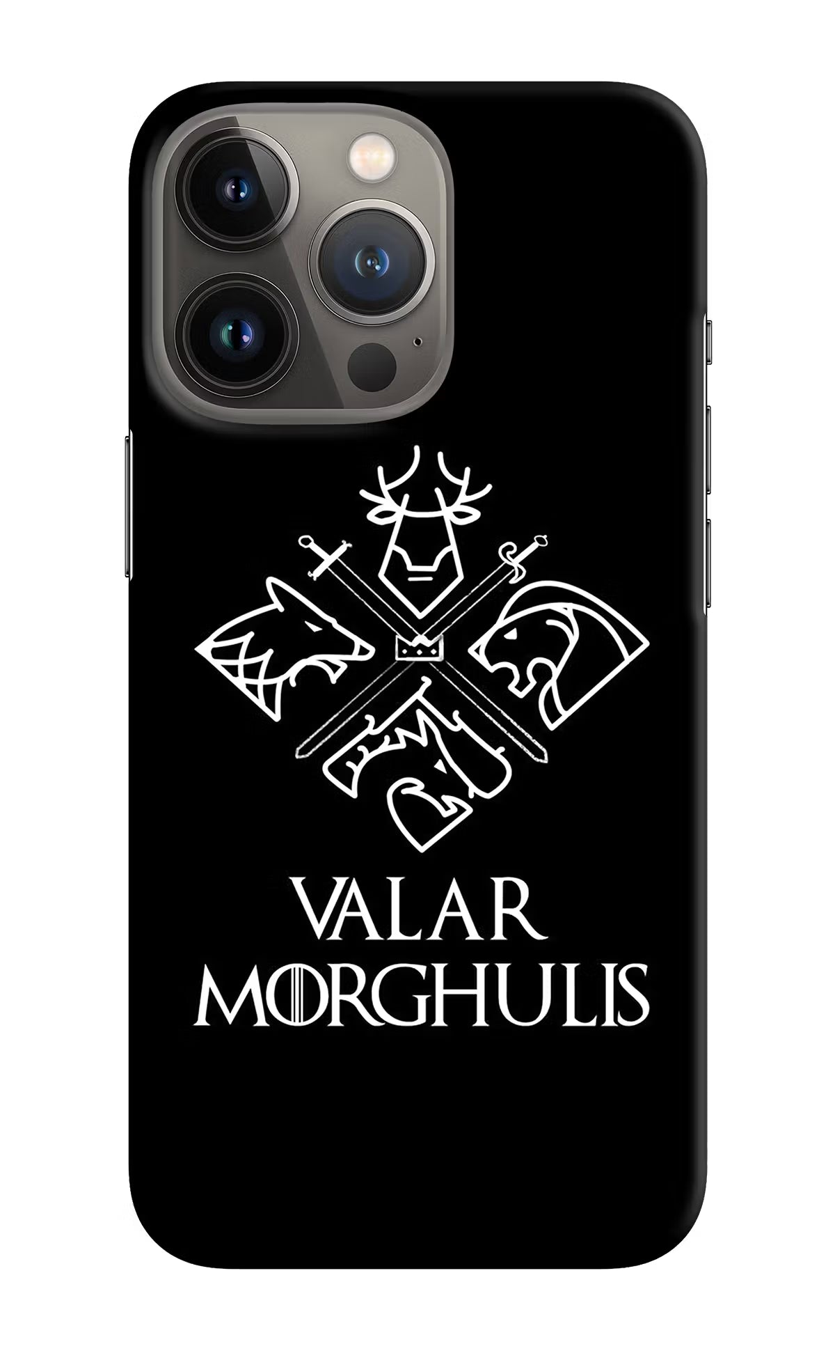 Valar Morghulis | Game Of Thrones iPhone 13 Pro Max Hard Case Back Cover by Casekaro