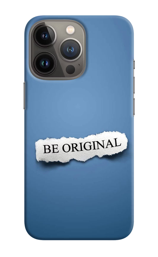 Be Original iPhone 13 Pro Max Hard Case Back Cover by Casekaro
