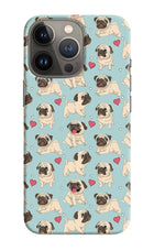Pug Dog iPhone 13 Pro Max Hard Case Back Cover by Casekaro