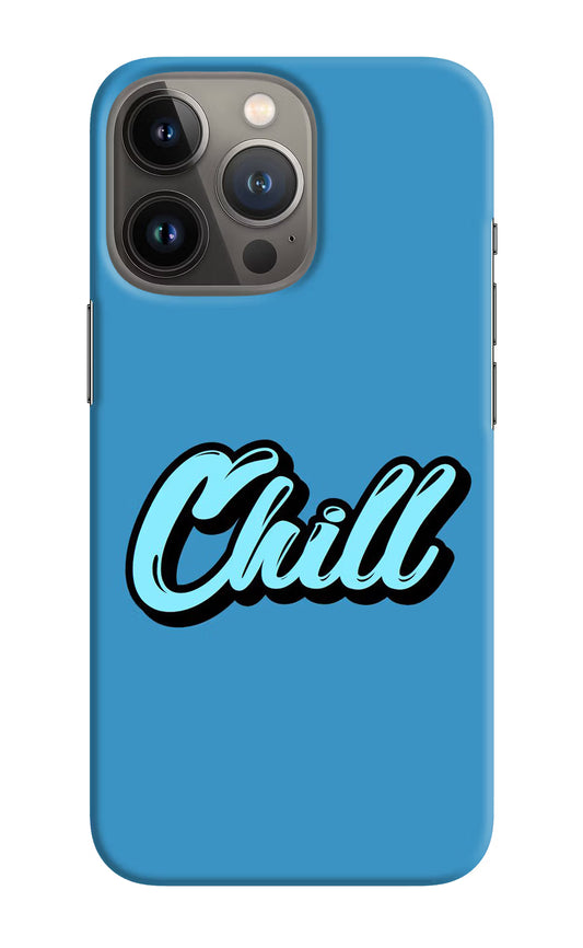 Chill iPhone 13 Pro Max Hard Case Back Cover by Casekaro