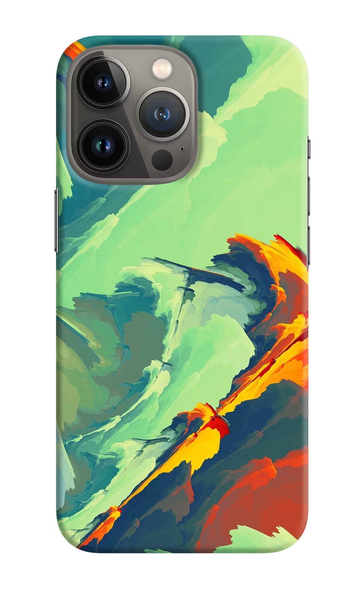 Paint Art iPhone 13 Pro Max Hard Case Back Cover by Casekaro