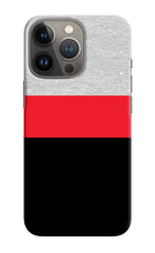 Tri Color Pattern iPhone 13 Pro Max Hard Case Back Cover by Casekaro