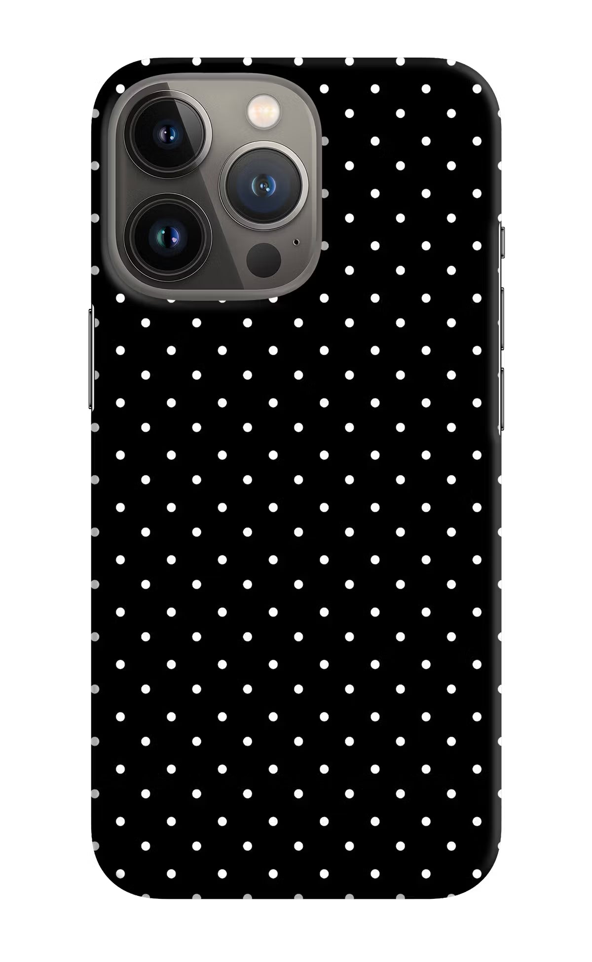 White Dots iPhone 13 Pro Max Hard Case Back Cover by Casekaro
