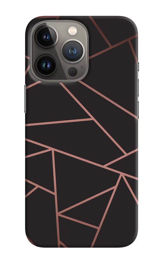Geometric Pattern iPhone 13 Pro Max Hard Case Back Cover by Casekaro
