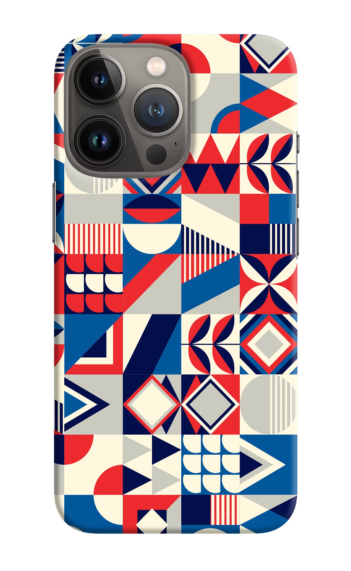 Colorful Pattern iPhone 13 Pro Max Hard Case Back Cover by Casekaro