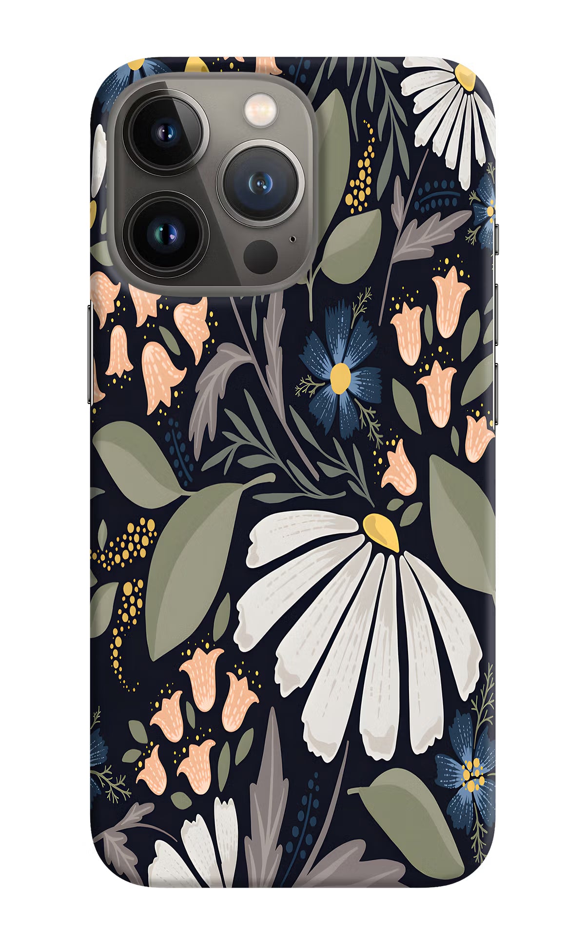 Flowers Art iPhone 13 Pro Max Hard Case Back Cover by Casekaro