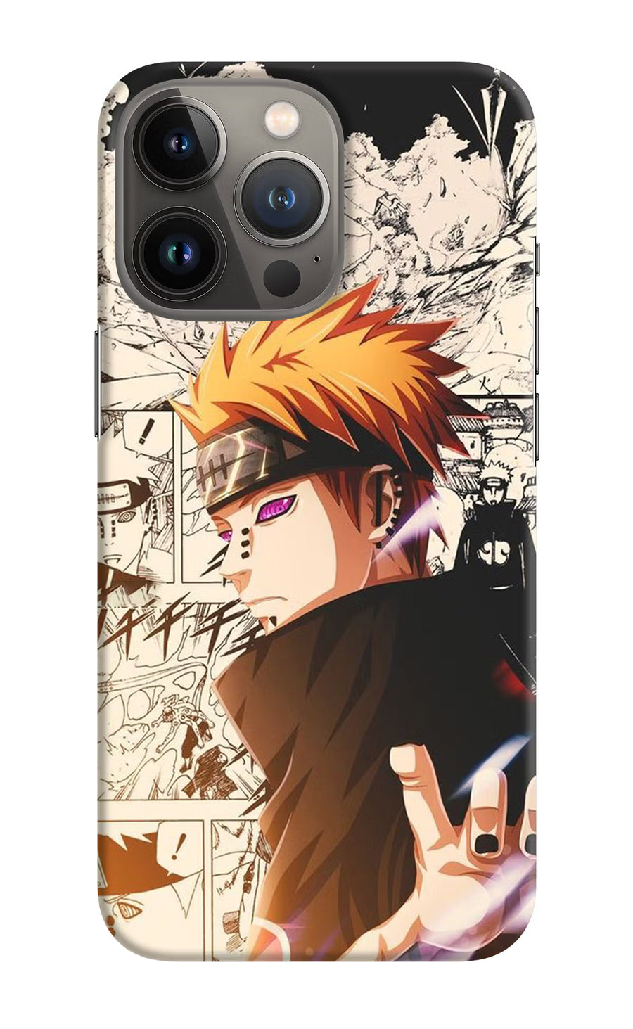 Pain Anime iPhone 13 Pro Max Back Cover, Hard case