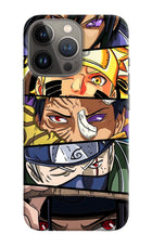 Naruto Character iPhone 13 Pro Max Hard Case Back Cover by Casekaro