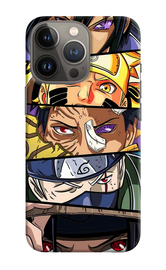 Naruto Character iPhone 13 Pro Max Hard Case Back Cover by Casekaro