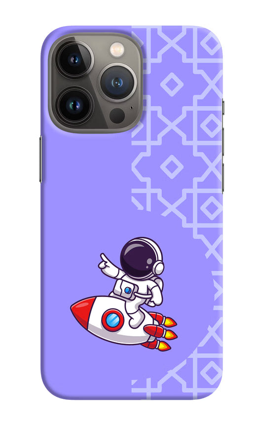 Cute Astronaut iPhone 13 Pro Max Hard Case Back Cover by Casekaro