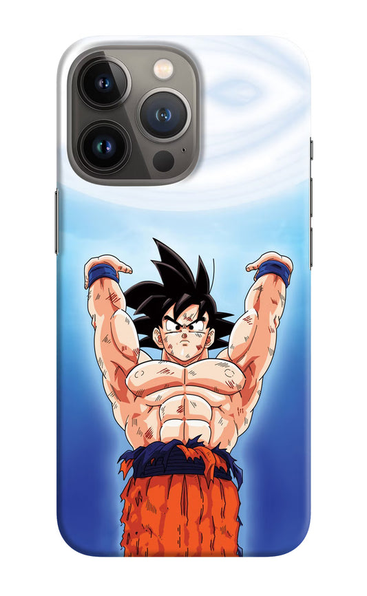 Goku Power iPhone 13 Pro Max Hard Case Back Cover by Casekaro