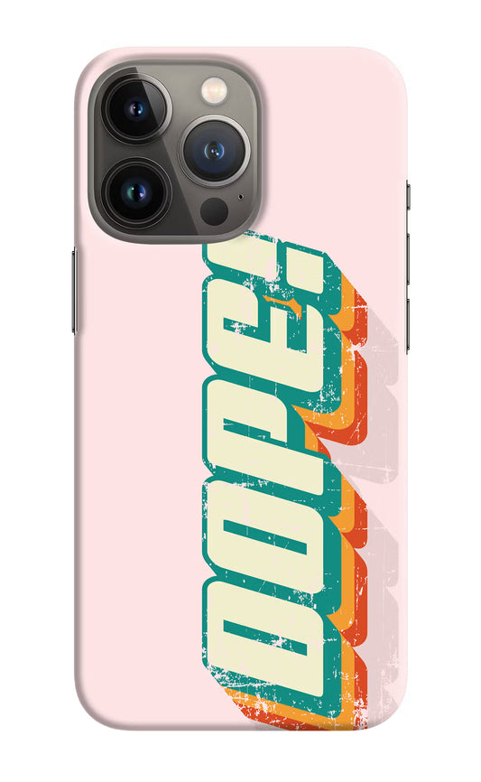 Dope iPhone 13 Pro Max Hard Case Back Cover by Casekaro