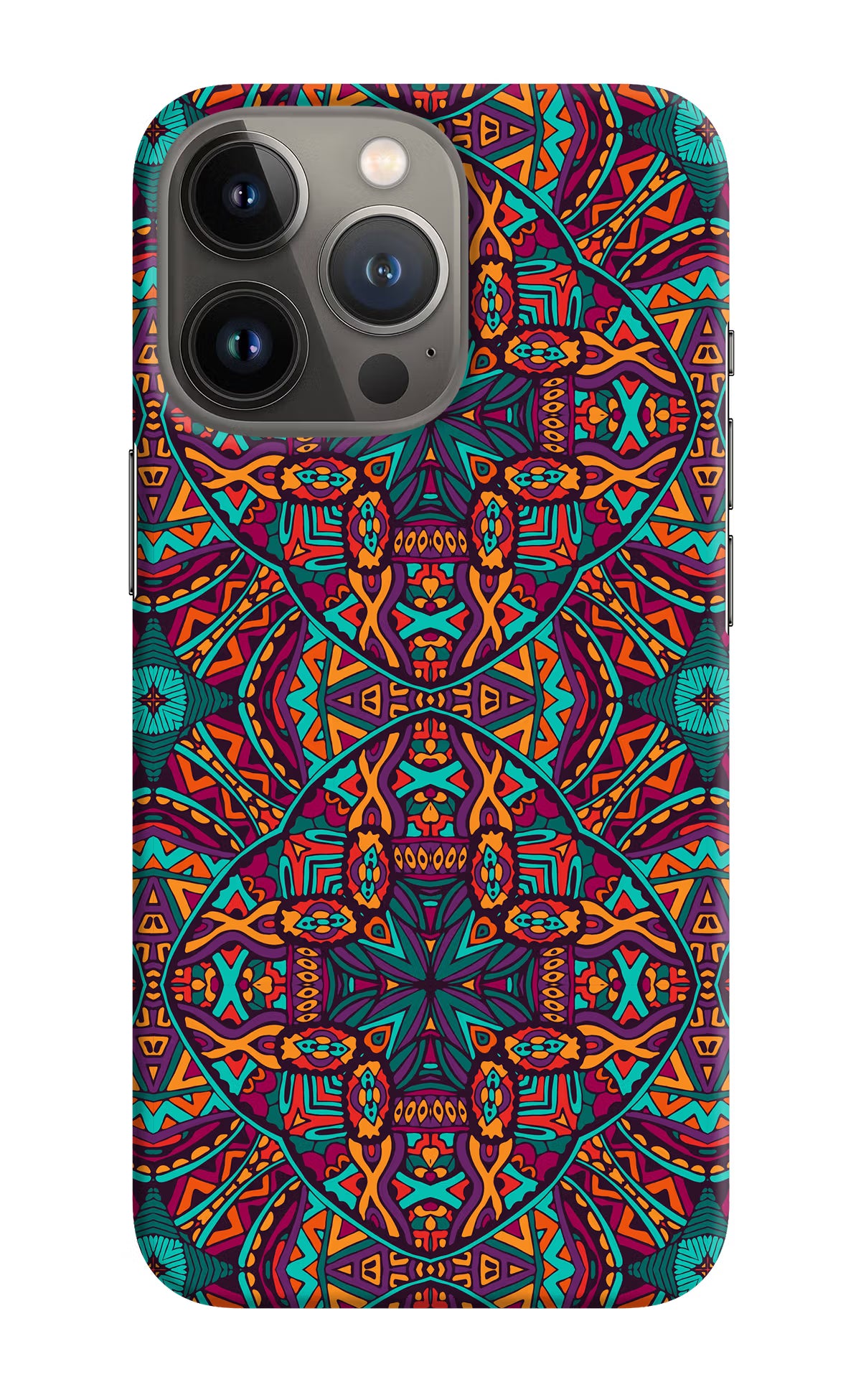 Colour Mandala iPhone 13 Pro Max Hard Case Back Cover by Casekaro