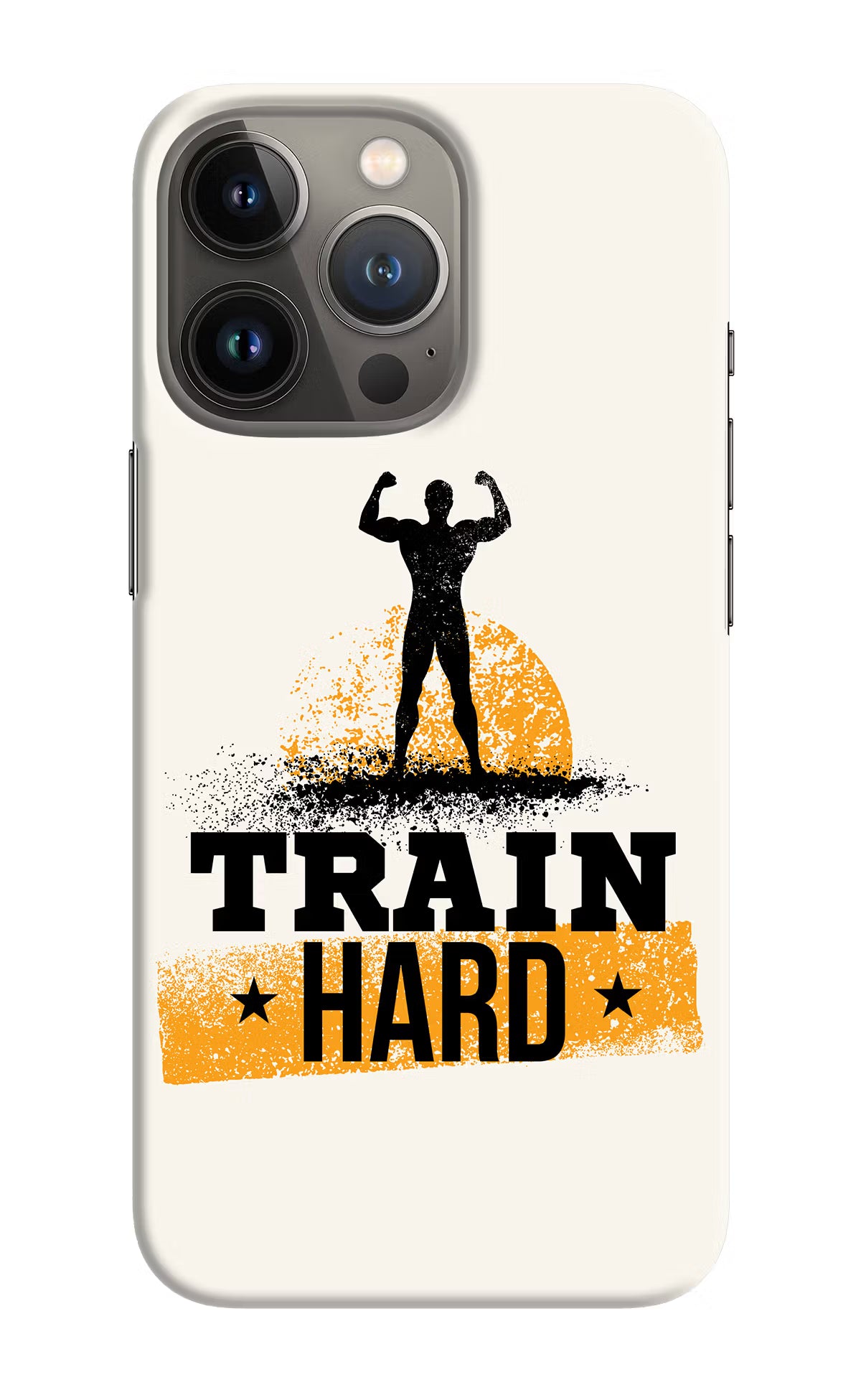 Train Hard iPhone 13 Pro Max Hard Case Back Cover by Casekaro