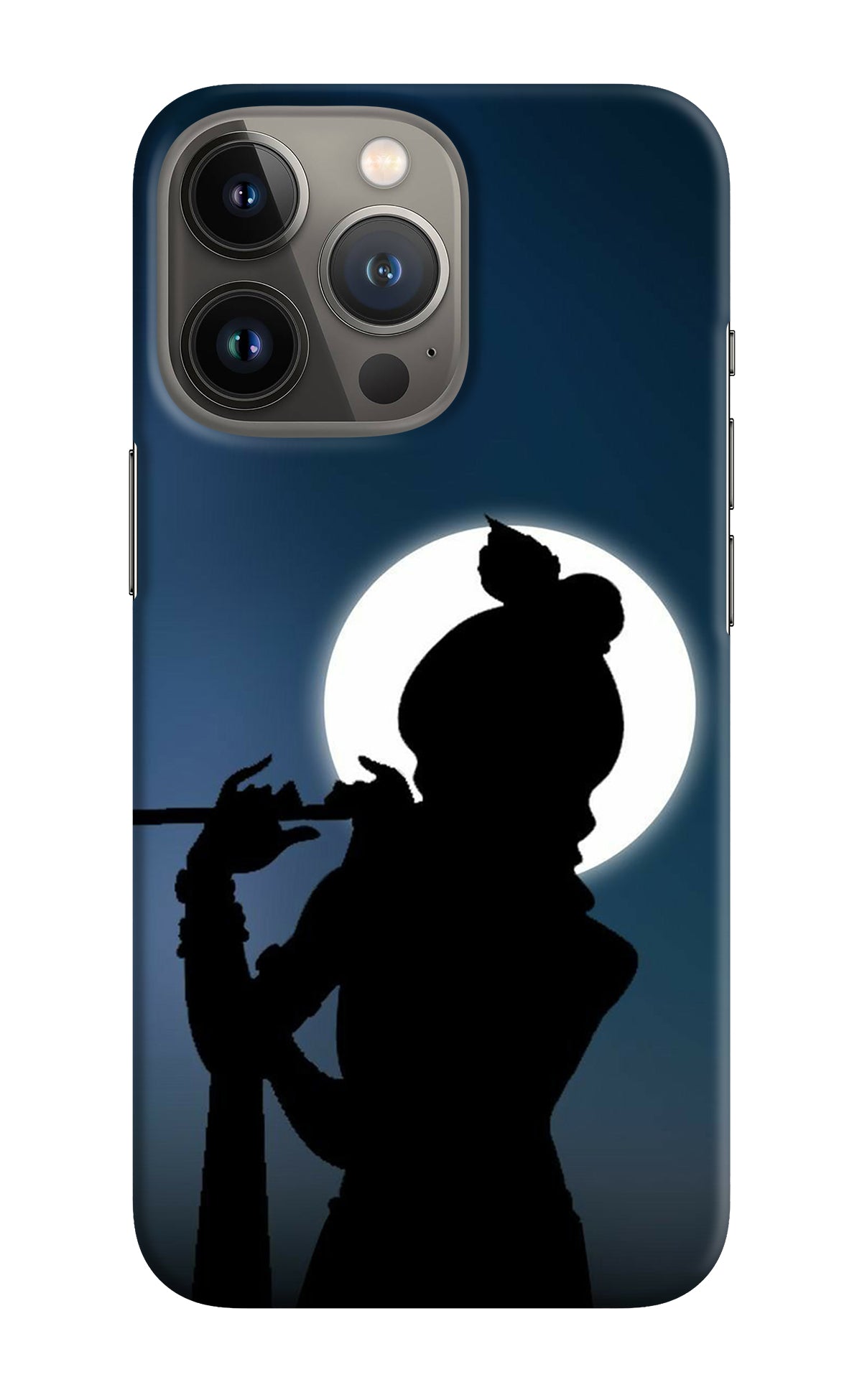 Shri Krishna Silhouette iPhone 13 Pro Max Back Cover