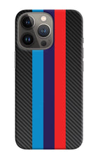 BMW Stripes Pattern iPhone 13 Pro Max Hard Case Back Cover by Casekaro