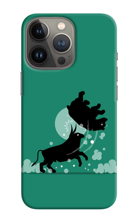 Bull Conqueror iPhone 13 Pro Max Hard Case Back Cover by Casekaro