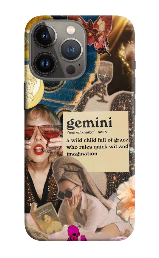 Gemini Zodiac iPhone 13 Pro Max Hard Case Back Cover by Casekaro
