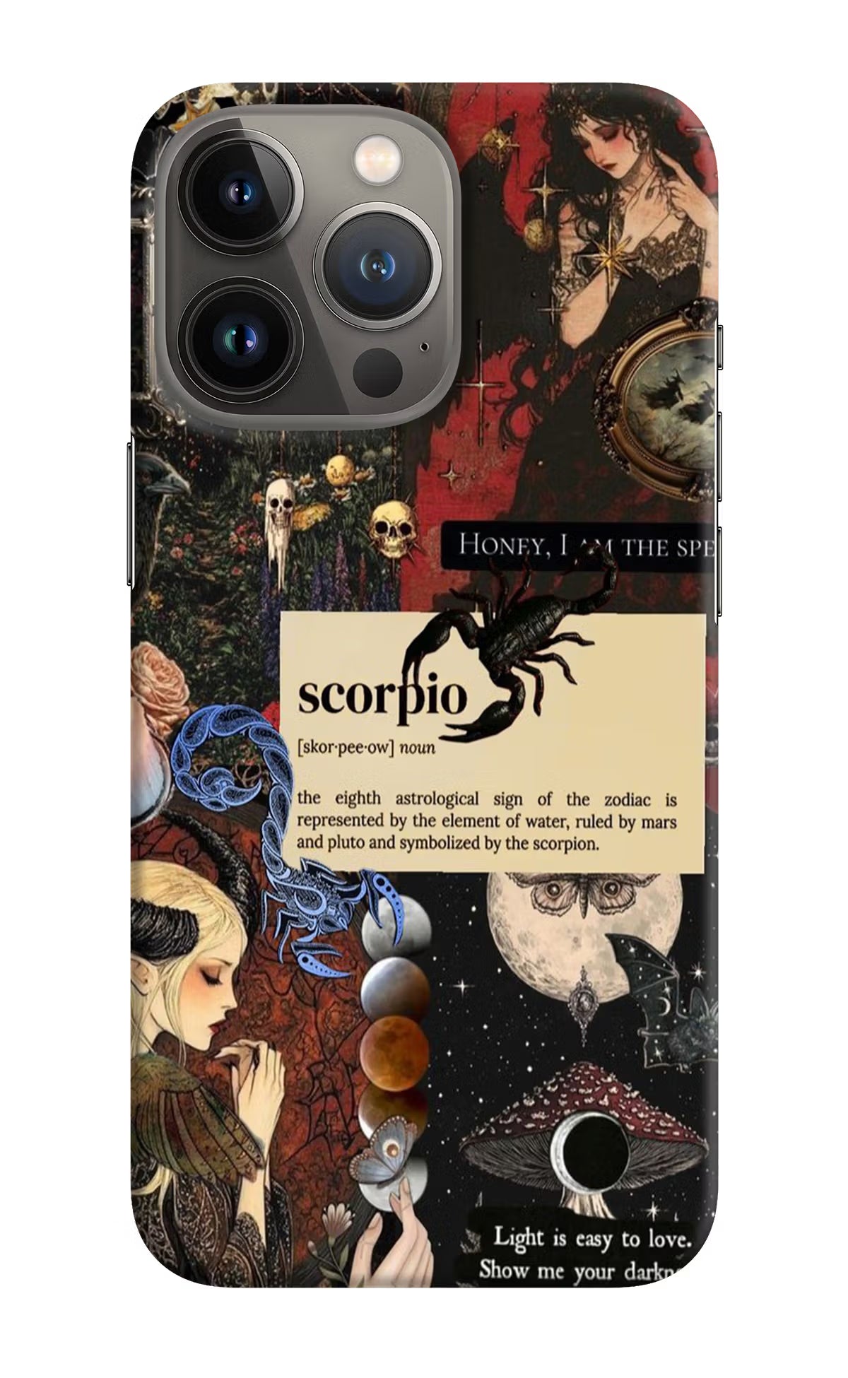 Scorpio Zodiac iPhone 13 Pro Max Hard Case Back Cover by Casekaro