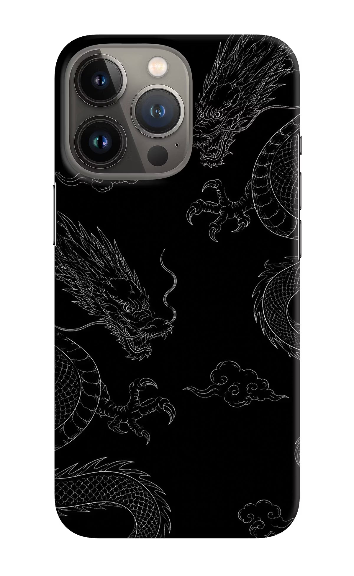 Twin Dragons iPhone 13 Pro Max Hard Case Back Cover by Casekaro