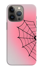 Pink Web iPhone 13 Pro Max Hard Case Back Cover by Casekaro
