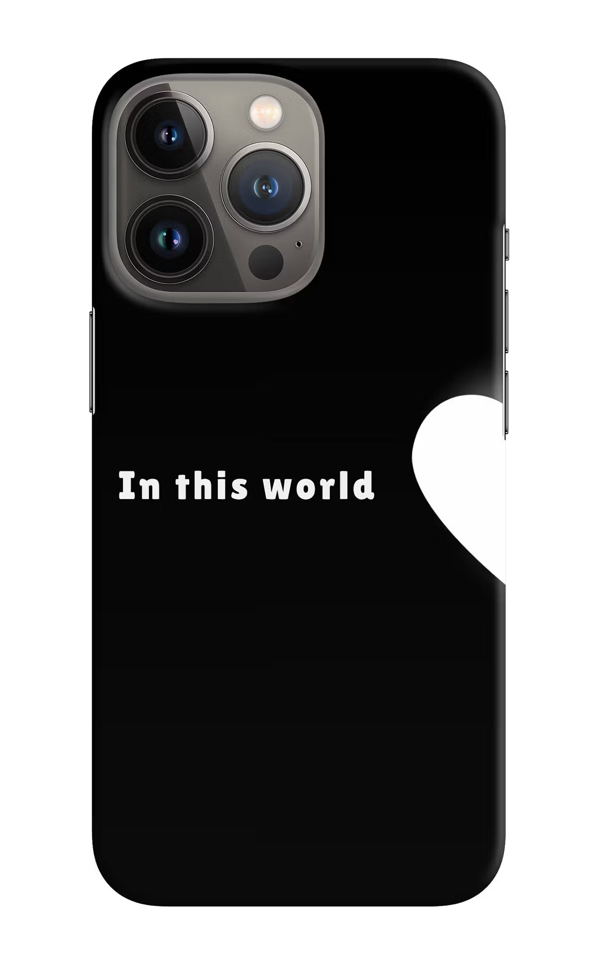 This World iPhone 13 Pro Max Hard Case Back Cover by Casekaro
