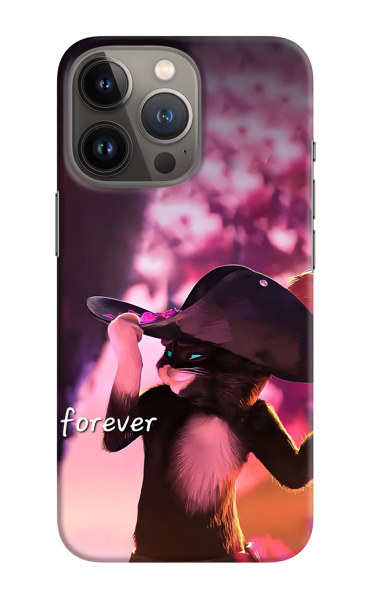 Forever Cat iPhone 13 Pro Max Hard Case Back Cover by Casekaro
