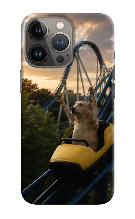 Rollercoaster Dog iPhone 13 Pro Max Hard Case Back Cover by Casekaro