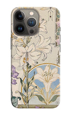 White Lily iPhone 13 Pro Max Back Cover