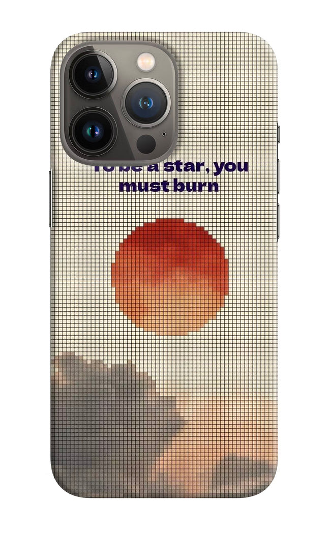 Pixel Sun iPhone 13 Pro Max Hard Case Back Cover by Casekaro