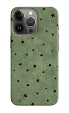 Green Stars iPhone 13 Pro Max Back Cover