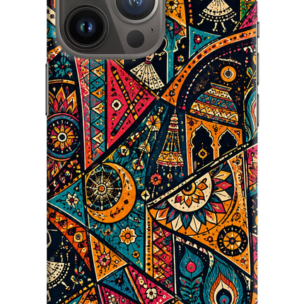 Folk Print iPhone 13 Pro Max Back Cover