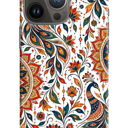 White Mayura iPhone 13 Pro Max Back Cover