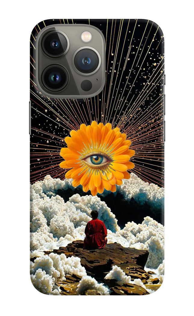 Cosmic Flower iPhone 13 Pro Max Hard Case Back Cover by Casekaro