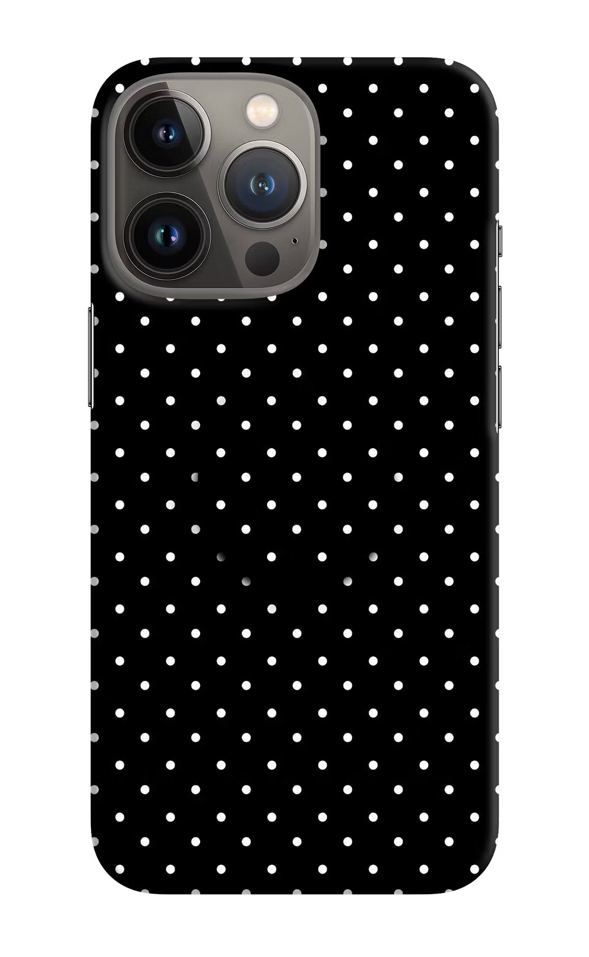White Dots iPhone 13 Pro Max Pop Case by Casekaro