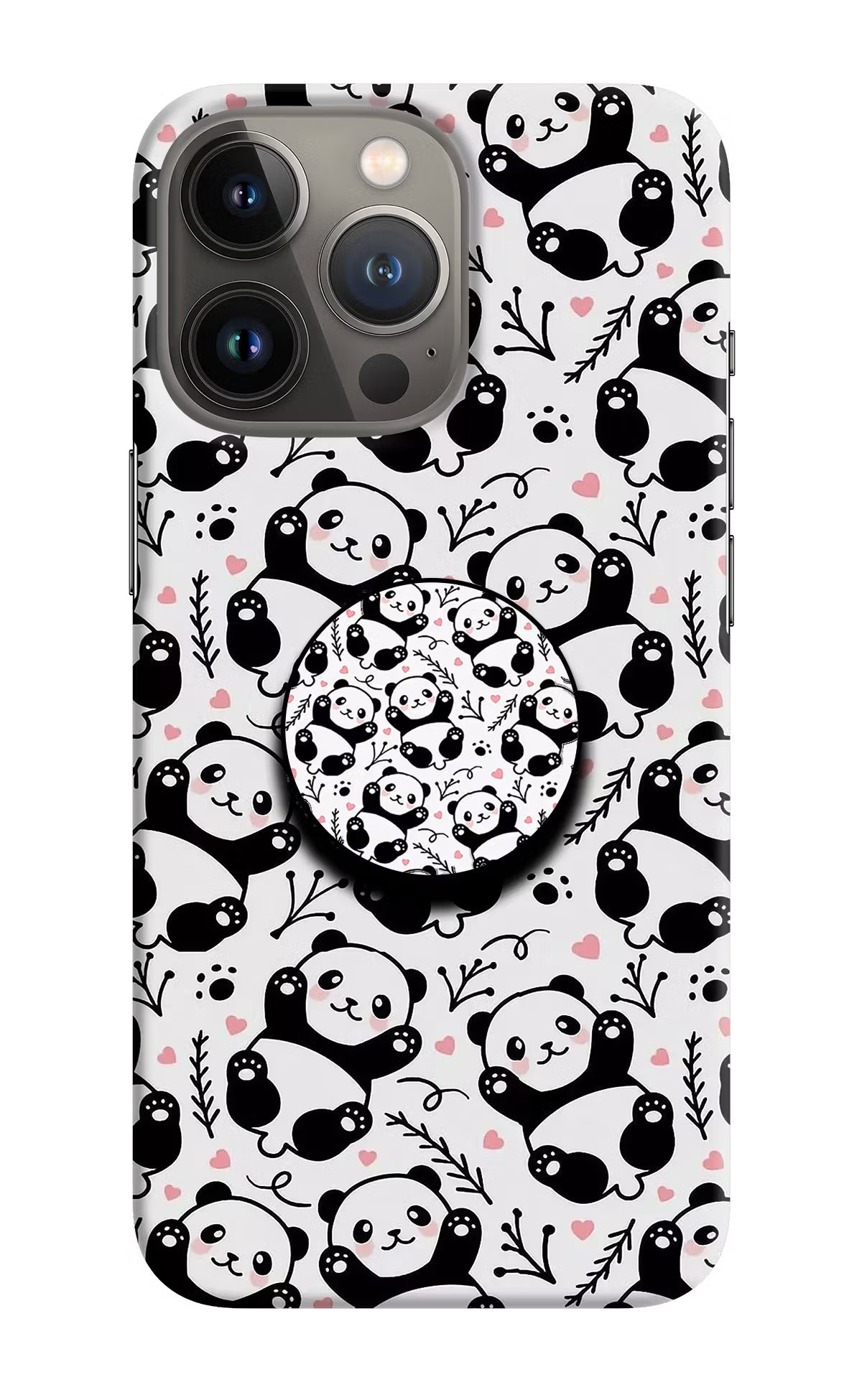 Cute Panda iPhone 13 Pro Max Pop Case by Casekaro