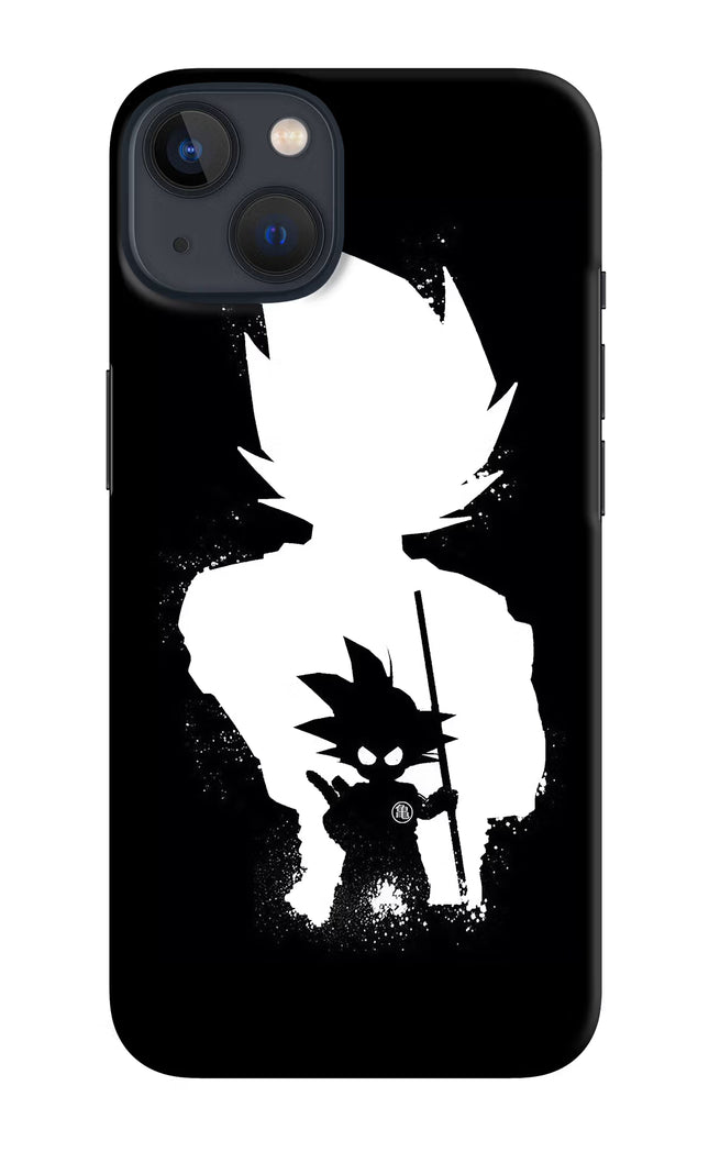 Goku Shadow iPhone 13 Mini Hard Case Back Cover by Casekaro