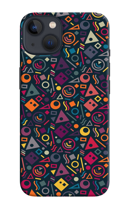 Geometric Abstract iPhone 13 Mini Hard Case Back Cover by Casekaro