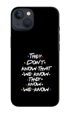 FRIENDS Dialogue iPhone 13 Mini Hard Case Back Cover by Casekaro