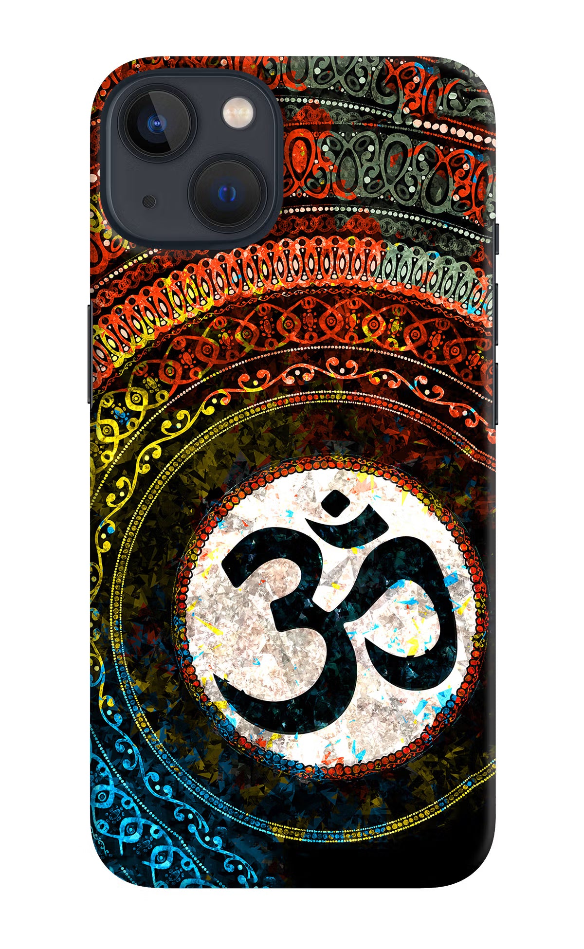 Om Cultural iPhone 13 Mini Hard Case Back Cover by Casekaro