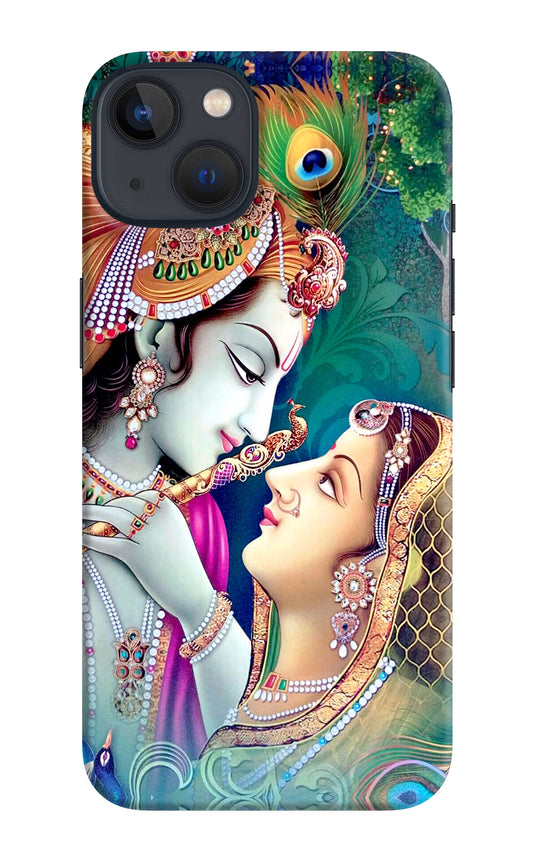 Lord Radha Krishna iPhone 13 Mini Hard Case Back Cover by Casekaro