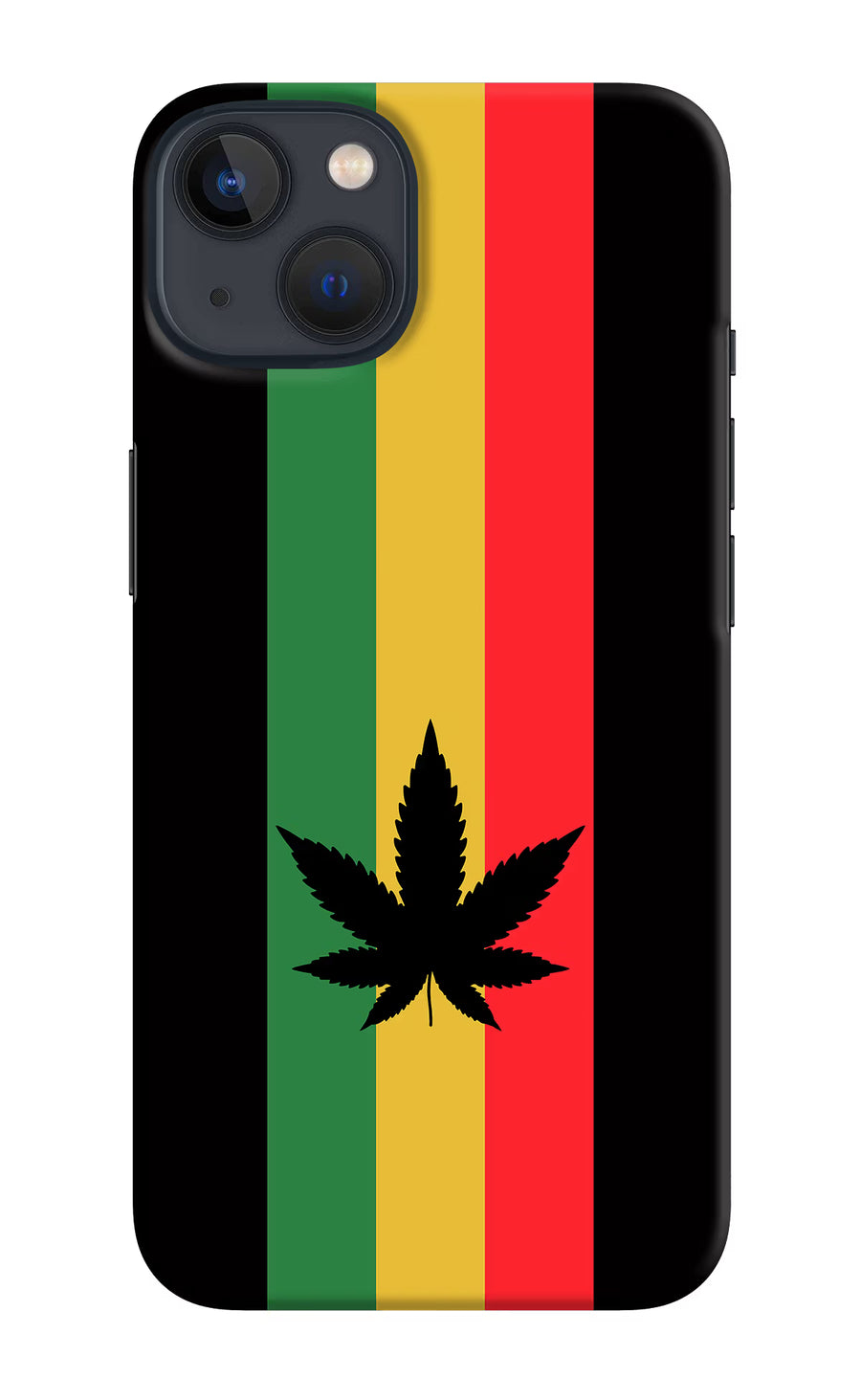 Weed Flag iPhone 13 Mini Back Cover, Hard case