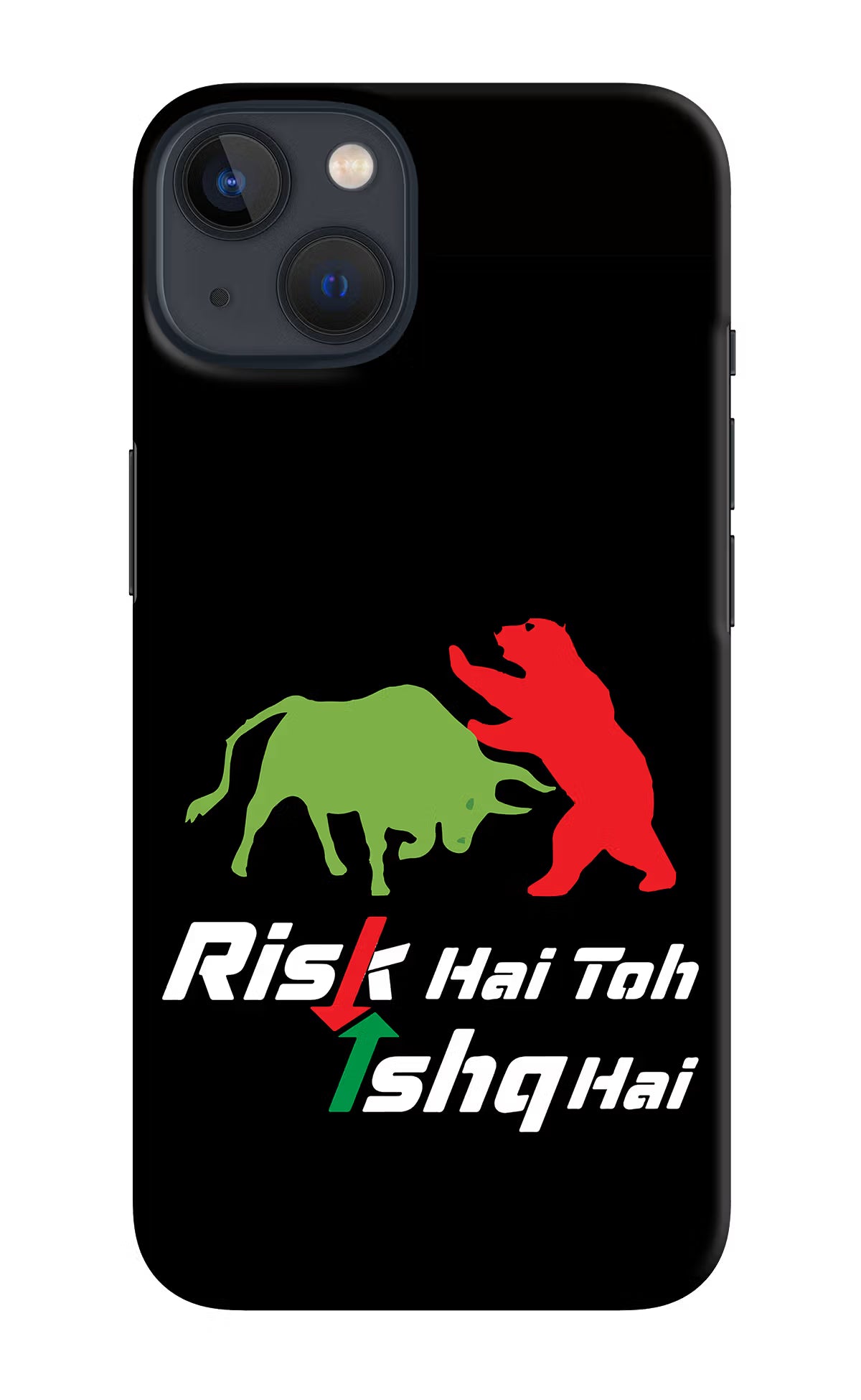Risk Hai Toh Ishq Hai iPhone 13 Mini Hard Case Back Cover by Casekaro