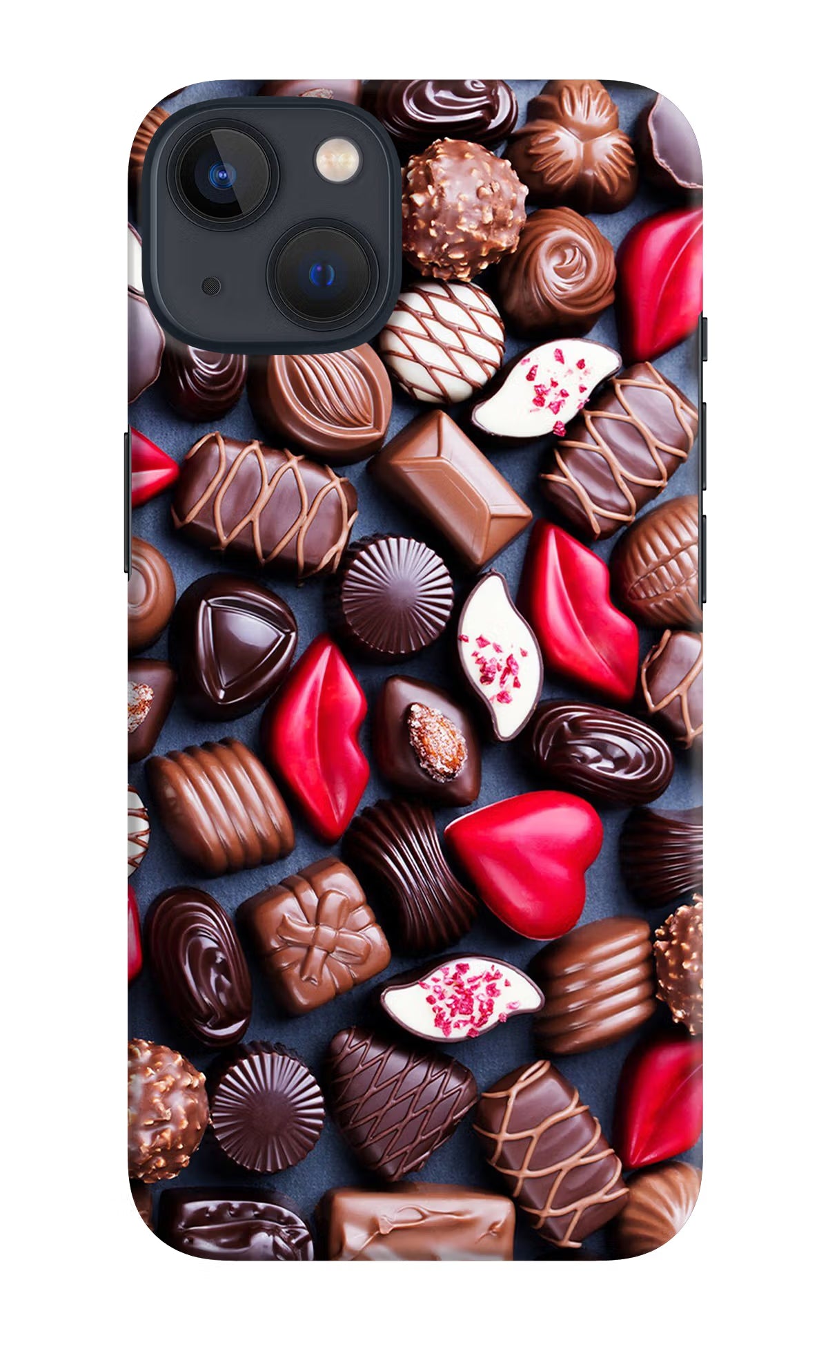 Chocolates iPhone 13 Mini Hard Case Back Cover by Casekaro