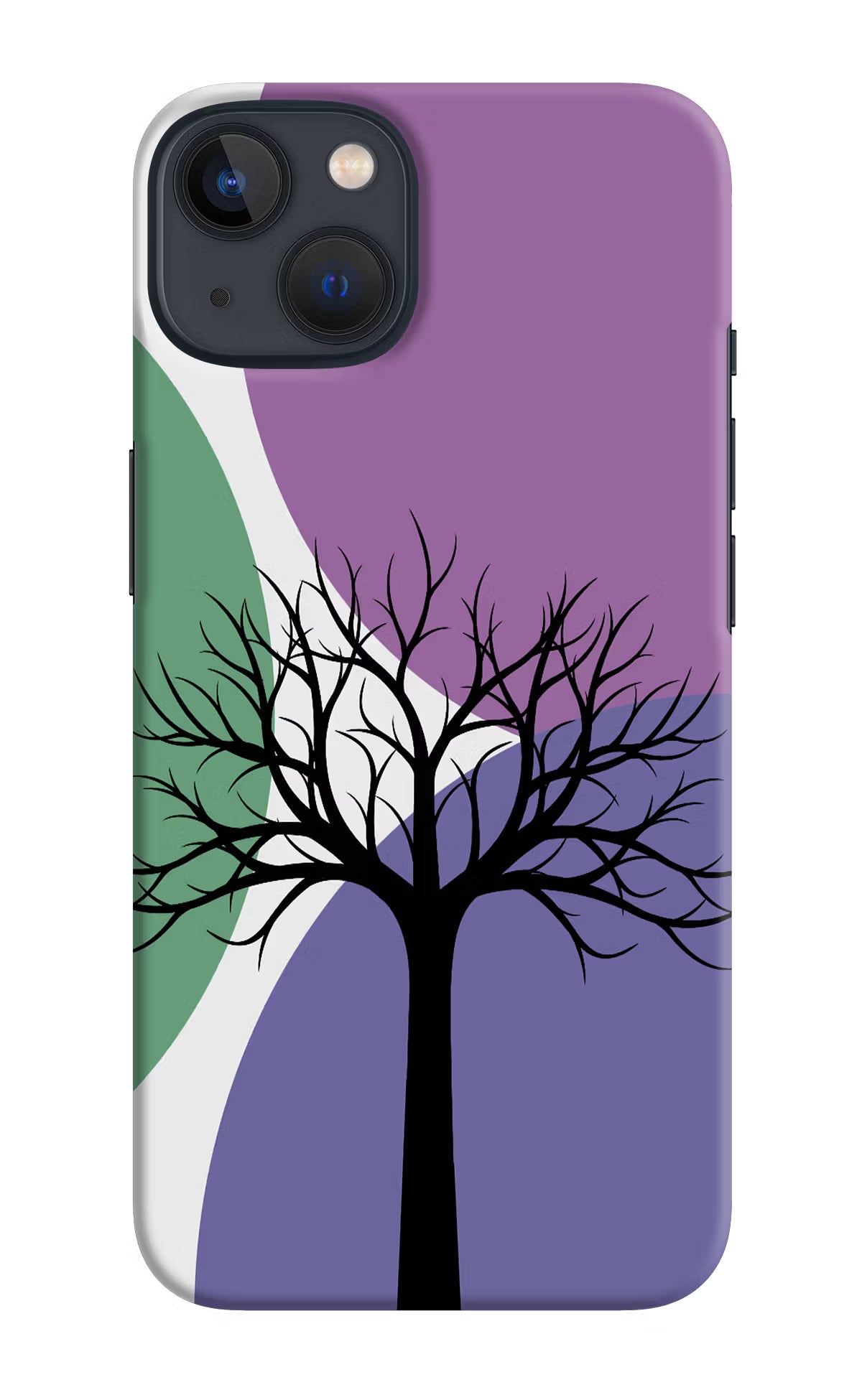 Tree Art iPhone 13 Mini Hard Case Back Cover by Casekaro