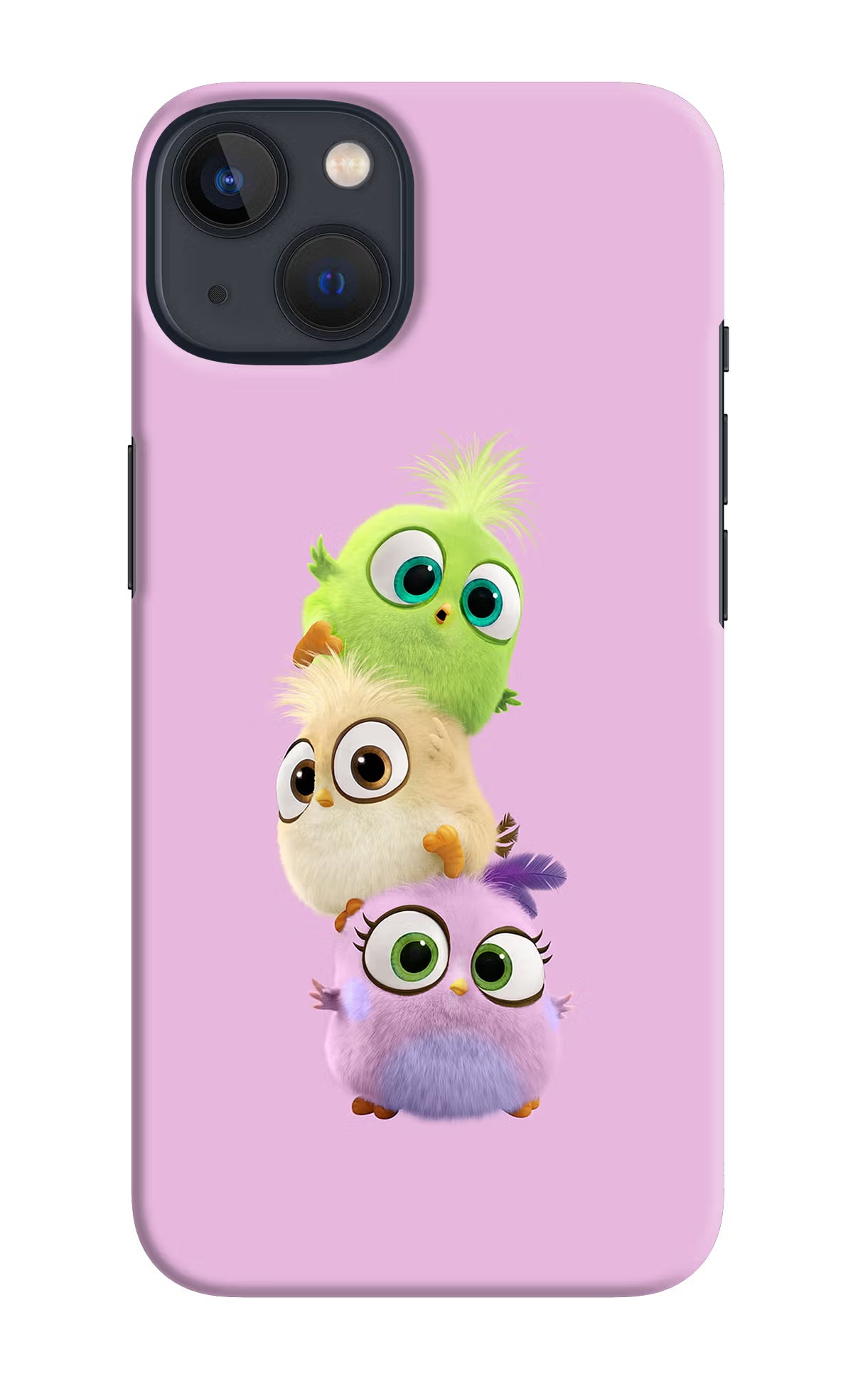 Cute Little Birds iPhone 13 Mini Hard Case Back Cover by Casekaro