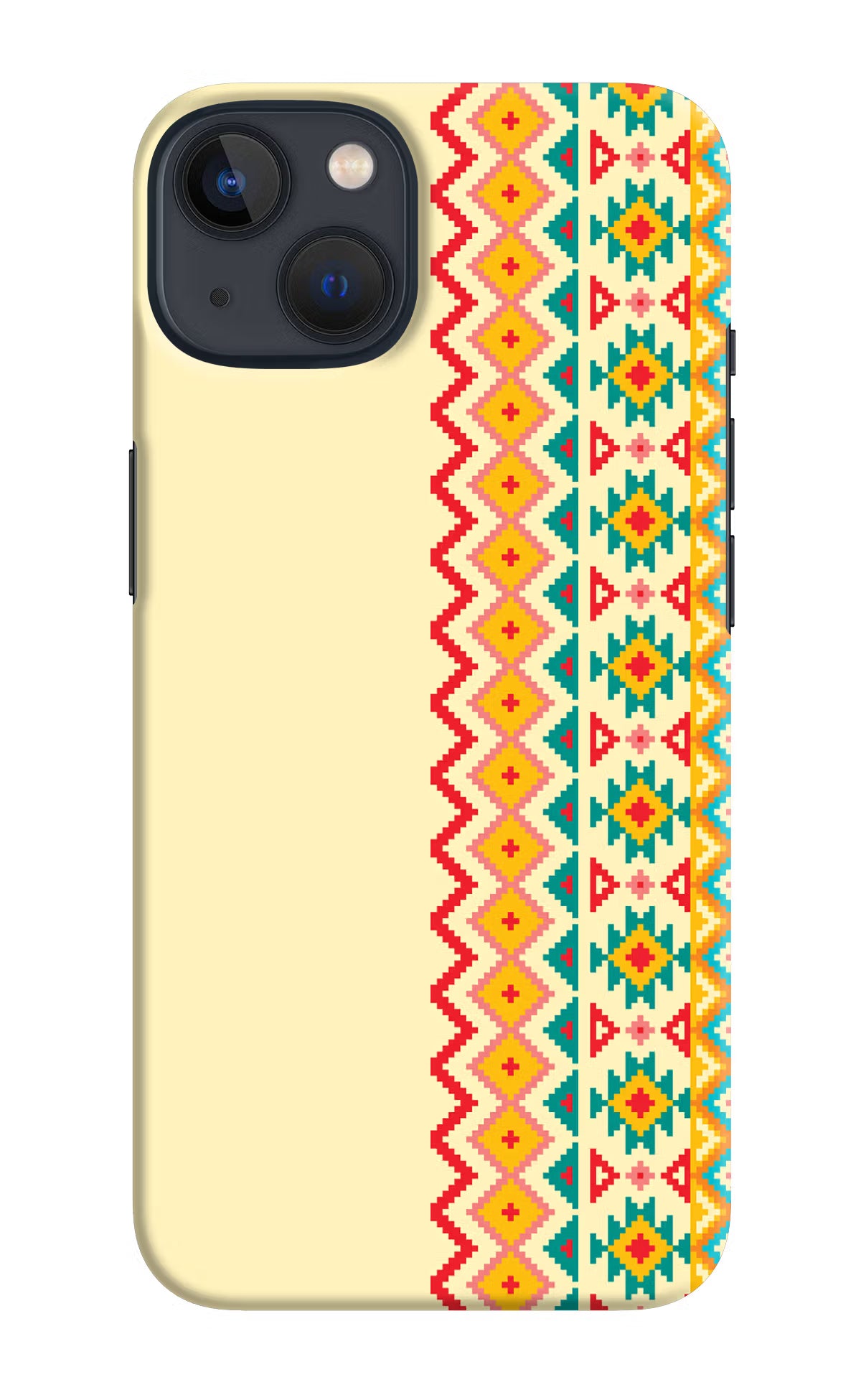 Ethnic Seamless iPhone 13 Mini Hard Case Back Cover by Casekaro